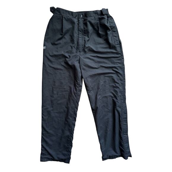 Vintage Etonic Gore-Tex Wind Pants Men’s Medium Black Lined Waterproof Golf Pant - Picture 1 of 10